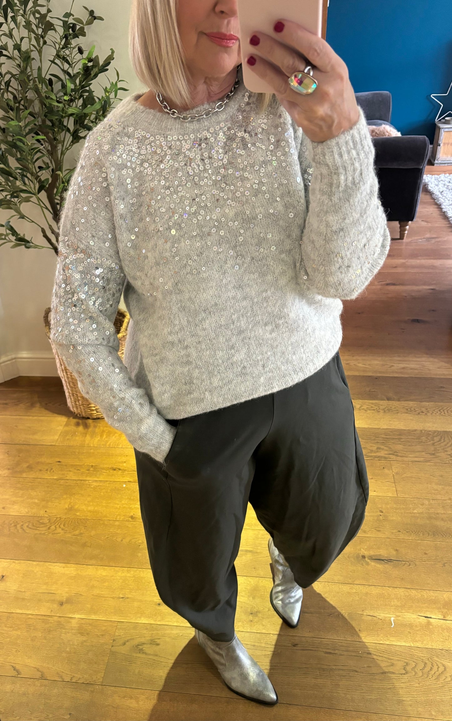 Sequin Jumper