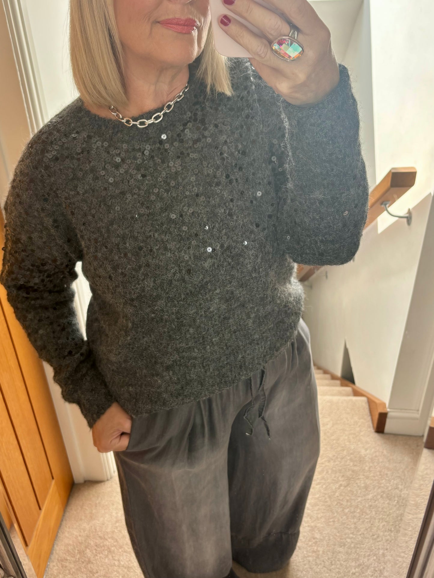 Sequin Jumper